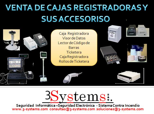 VENTA DE CAJAS REGISTRADORAS Y SUS ACCESORISO