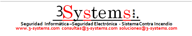 CARTA DE PRESENTACI&Oacute;N 3 SYSTEMS SAC.