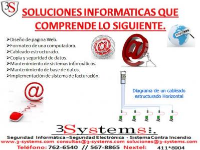 SOLUCIONES INFORMATICAS QUE COMPRENDE LO SIGUIENTE.