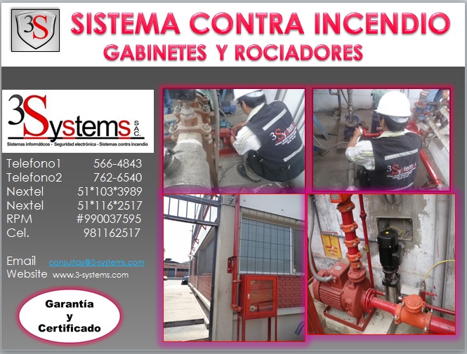 Sistemas contra incendio
