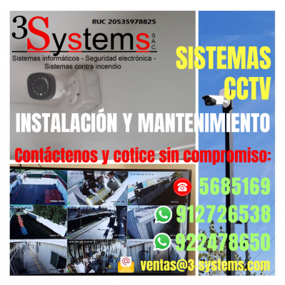 C&aacute;maras de seguridad 3systems