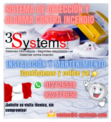 Detectores de humo 3systems